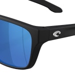 Costa Del Mar Next Gen Rizzler Men's Netplus Black Frame Blue Mirror 580P Polarized Lens Sunglasses 06S9141-91410255 - Additional Image 2