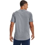 Under Armour Men's Tech 2.0 Shortsleeve Steel Light Heather/Black Shirt 1326413-03600 - Additional Image 1