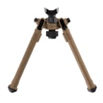Magpul 6.30-10.30" Vertical Adjustment Flat Dark Earth Aluminum Bipod w/Sling Stud Attachment & Rubber Feet for AR-Platform MAG1075-FDE - Additional Image 1