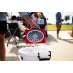 Turtlebox GameDay Series 2.0 Original Outdoor Bluetooth Speaker w/ Party Mode, Waterproof, 25hr Battery, Scarlet/Grey TB-ORIG-G3-RED-GRAY-GRAY-2 - Additional Image 6
