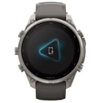 Garmin Fenix 9 Pro 47mm Titanium Smartwatch w/ Solar Display, Pebble Gray-Silver Gray Silicone Band 010-04338-05 - Additional Image 6