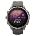 Garmin Fenix 9 Pro 51mm Titanium Smartwatch w/ Solar Display, Pebble Gray-Silver Gray Silicone Band 010-04339-05 - Additional Image 9