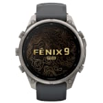 Garmin Fenix 9 Pro 47mm Titanium Smartwatch w/ inReach, AMOLED Display, Graphite-Black Silicone Band 010-04336-20 - Additional Image 1