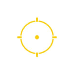 Holosun 507 Gold Multi-Reticle Open Lens Solar Shake Awake 7075 Aluminum Miniature Pistol Reflex Sight HS507C-GD-X3
