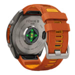 Garmin Fenix 9 Pro 51mm Titanium Smartwatch w/ inReach, AMOLED Display, Autumn Orange-Spark Orange Silicone Band 010-04337-00 - Additional Image 10
