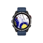 Garmin Quatix 8 Pro 47mm LTE AMOLED Sapphire Captain Blue Silicone Band Nautical Smartwatch 010-03198-50
