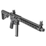 Springfield Armory Saint Victor 9mm 16" Bbl Black Rifle w/ B5 Stock, Adj Flip-Up Sights, 1x32rd Mag STV91609B - Additional Image 1
