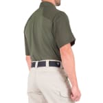 First Tactical Men's V2 Pro Performance Short Sleeve Shirt Olive Drab Green 112012-830 - Additional Image 4