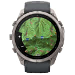 Garmin Fenix 9 Pro 51mm Titanium Smartwatch w/ inReach, AMOLED Display, Graphite-Black Silicone Band 010-04337-20 - Additional Image 9