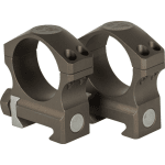 Nightforce X-Treme Duty 34mm 1.00" Medium UltraLite 6 Screw Dark Earth DEMO Ring Set A679 - Additional Image 2
