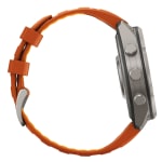 Garmin Fenix 9 Pro 47mm Titanium Smartwatch w/ Built-In Flashlight, AMOLED Display, Autumn Orange-Spark Orange Silicone Band 010-04336-05 - Additional Image 4