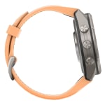 Garmin Fenix 9 Pro 43mm Titanium Smartwatch w/ Built-In Flashlight, AMOLED Display, Shell Pink-Autumn Orange Silicone Band 010-04335-05 - Additional Image 4