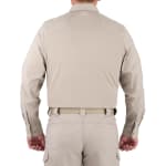 First Tactical Men's V2 Pro Performance Short Sleeve Shirt Silver Tan 112012-065 - Additional Image 1