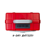 Turtlebox GameDay Series 2.0 Original Outdoor Bluetooth Speaker w/ Party Mode, Waterproof, 25hr Battery, Scarlet/Grey TB-ORIG-G3-RED-GRAY-GRAY-2 - Additional Image 2