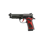 Beretta 92X Performance Carry Optic Dark Nistan Red Accents 9x19mm 4.9" Bbl SA/DA Pistol w/2 18 Mags J92XPCORD18
