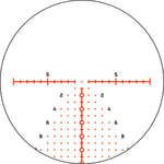Colt Optics VMR 1-8x28 34mm FFP HXT-28 MRAD Reticle Telescopic Black Riflescope w/CR2032 Battery V108-101 - Reticle Image 2