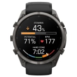 Garmin Fenix 9 Pro 51mm Carbon Gray DLC Titanium Smartwatch w/ Built-In Flashlight, AMOLED Display, Black-Pebble Gray Silicone Band 010-04337-15 - Additional Image 3
