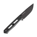 Tekto X1 Black MagnaCut Drop Point Blade Black G10 Handle Black Accents Fine Edge Fixed Knife X1R-G10BK-MCBK1-A1 - Additional Image 1