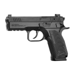 CZ Shadow 2 9mm 15rd Bbl Clear Annodized Frame/Nitride Slide FO Front/Blk Ser Hajo Rear MS Optics-Ready Hammer Fired Metal Framed Comp Handgun 86156
