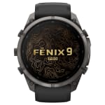 Garmin Fenix 9 Pro 51mm Carbon Gray DLC Titanium Smartwatch w/ Built-In Flashlight, AMOLED Display, Black-Pebble Gray Silicone Band 010-04337-15 - Additional Image 1