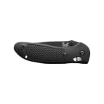 Benchmade Pardue Griptilian AXIS Stud Serrated Drop-Point Black Grivory Knife 551SBK-S30V
