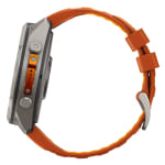 Garmin Fenix 9 Pro 51mm Titanium Smartwatch w/ Built-In Flashlight, AMOLED Display, Autumn Orange-Spark Orange Silicone Band 010-04337-05 - Additional Image 11