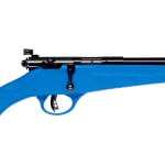 Savage Arms Rascal F-SR Single Shot Rimfire .22 LR 16.25" Heavy Bbl 1rd Synth AccuTrigger Black/Blue RH Full Bolt Action Rifle 13812 - Additional Image 3