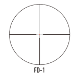 March 1.5x-15x42 FD-1 Reticle 0.1MIL Illuminated Riflescope D15V42IML-FD-1 - Reticle Image 1
