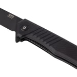 Tekto F1 Alpha Black D2 Blade Black G10 Handle Black Accents Fine Edge Folding Knife F1R-G1BK-D2BK1-A1 - Additional Image 3