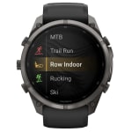 Garmin Fenix 9 Pro 51mm Carbon Gray DLC Titanium Smartwatch w/ inReach, AMOLED Display, Black-Pebble Gray Silicone Band 010-04337-10 - Additional Image 5