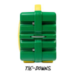 Turtlebox GameDay Series 2.0 Original Outdoor Bluetooth Speaker w/ Party Mode, Waterproof, 25hr Battery, Green/Yellow TB-ORIG-G3-GRN-YLLW-YLLW-2 - Additional Image 1