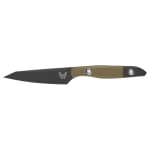 Benchmade True Paring Knife Fixed Blade Clip-Point Olive Drab Green Black G10 Cutlery Knife 4045BK-01