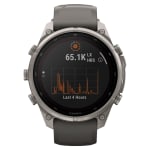Garmin Fenix 9 Pro 47mm Titanium Smartwatch w/ inReach, Solar Display, Pebble Gray-Silver Gray Silicone Band 010-04338-00 - Additional Image 3
