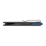 Tekto F1 Alpha Black D2 Blade Forged Carbon Handle Blue Accents Fine Edge Folding Knife F1R-CCBK-D2BK1-A2 - Additional Image 2
