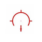 Colt Optics CSQ-1 0.43 MRAD (1.5 MOA) Dot and 19.8 MRAD (68 MOA) Circle 1913 Rifle Rail Mount Black Square Red Dot Sight R105-101 - Reticle Image 1