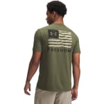 Under Armour Men's Freedom Banner Shortsleeve Marine OD Green/Black Shirt 6004097-39000 - Additional Image 1