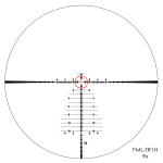March F Tactical 3-24x52mm FFP FML-TR1H Reticle 0.1MIL 6Level Illum Riflescope D24V52FIML-FML-TR1H - Reticle Image 1