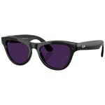Ray-Ban Meta Skyler Shiny Black Transitions Amethyst 0RW4014-601/CH-52