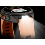 Garmin Fenix 9 Pro 43mm Titanium Smartwatch w/ inReach, AMOLED Display, Shell Pink-Autumn Orange Silicone Band 010-04335-00 - Additional Image 12