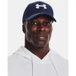 Under Armour Men's Blitzing Low Freedom Stretch Hat Midnight Navy/White 6017815-41000 - Additional Image 2