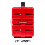 Turtlebox GameDay Series 2.0 Original Outdoor Bluetooth Speaker w/ Party Mode, Waterproof, 25hr Battery, Red/Black TB-ORIG-G3-RED-WHT-BLK-2 - Additional Image 1