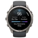 Garmin Fenix 9 Pro 51mm Titanium Smartwatch w/ Built-In Flashlight, AMOLED Display, Graphite-Black Silicone Band 010-04337-25 - Additional Image 9
