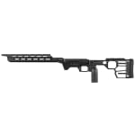 MDT DRT Rem 700 Short Action Right-Handed M-LOK & ARCA Rails 20 MOA NV Bridge Skeletonized Multi-Material Foldable Black Chassis System 115750-BLK - Additional Image 1