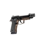 Beretta 80X Cheetah Tactical Urban Launch Edition .380 ACP 4.4" Bbl Black & Bronze SA/DA Pistol w/2 15rd Mags J80XTACLED15