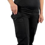First Tactical Women's V2 Tactical Maternity Pants 2-Way Stretch Water Resistant Double-Dyed Black 124011M-019 - Additional Image 6