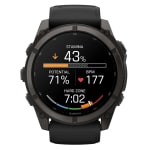 Garmin Fenix 9 51mm Carbon Gray DLC Titanium-Color Smartwatch w/ Built-In Flashlight, AMOLED Display, Black Silicone Band 010-04763-10 - Additional Image 3