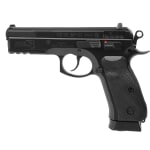 CZ 75 SP-01 50th Anniversary Elite 9mm 19rd Blk Polycoat Steel, FS, MS, Blk Rubber Grips Full-Size Handgun 91214