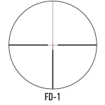 March X Tactical 5-50x56mm SFP FD-1 Reticle 1/8MOA 6Level Illum Riflescope w/Middle Wheel D50V56TI-FD-1 - Reticle Image 1