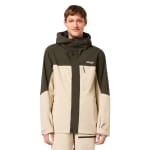 Oakley Men's Humus/New Dark Brush L Snow TNP TBT Shell Jacket FOA404736-9WS-L - Additional Image 3