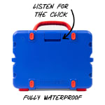 Turtlebox GameDay Series 2.0 Original Outdoor Bluetooth Speaker w/ Party Mode, Waterproof, 25hr Battery, Blue/Crimson TB-ORIG-G3-BLUE-WHT-RED-2 - Additional Image 3